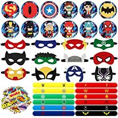 Superhero Party Favors Deluxe Set of 86