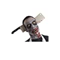 Zombie Shop Cleaver Through Head Mask