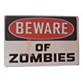 Zombies Crossing Wall Sign