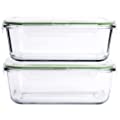 63 Oz 2 Pcs Large Glass Food Storage Containers 8 Cups