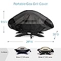 Unicook 7111 Grill Cover for Weber Q2000, Q200 Series  