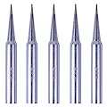 Bleiou 5 Pack Replacement ST7 Soldering Iron Tips 