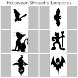 halloween silhouette templates