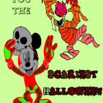 scary halloween card