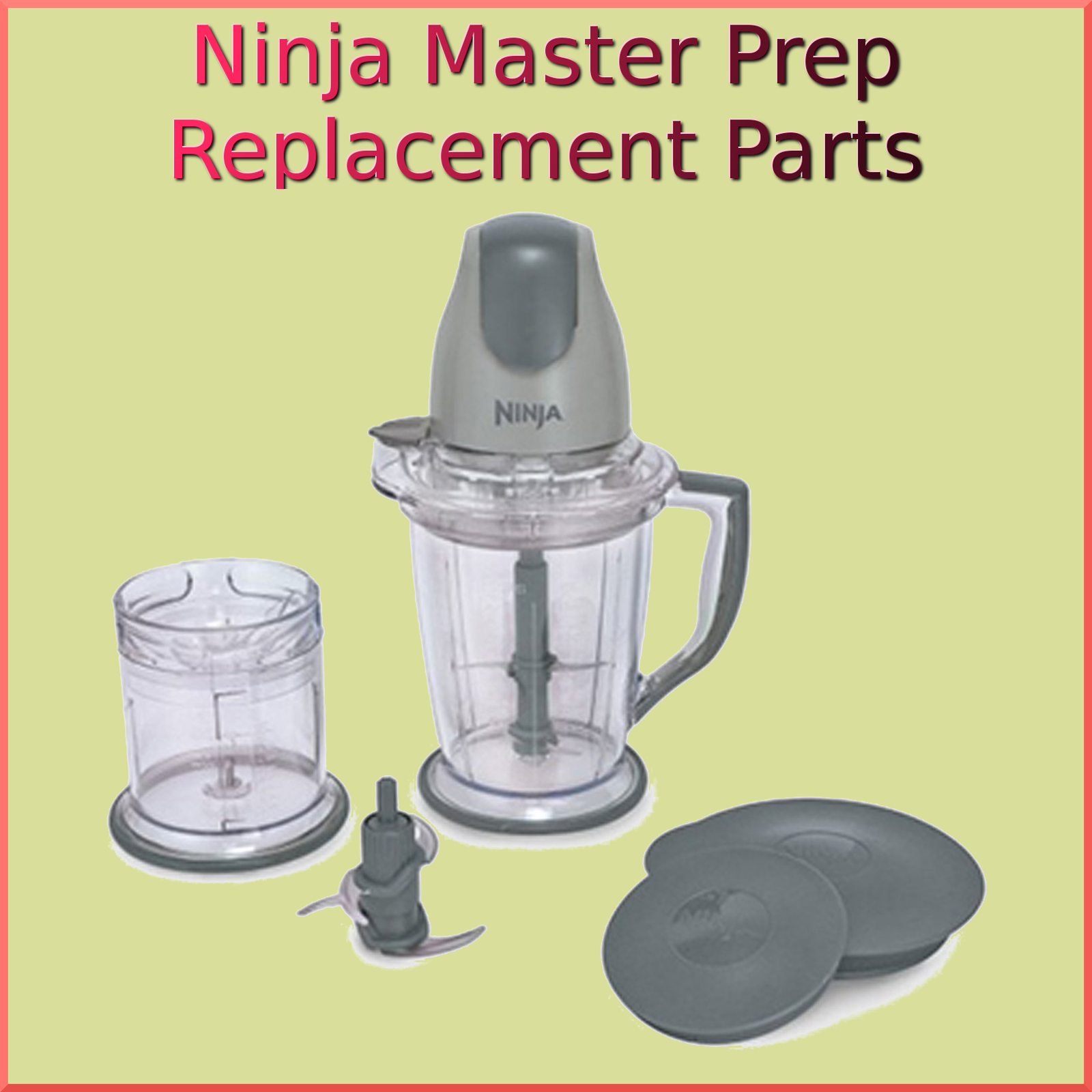 Details about   Ninja Master Prep Pitcher 48 oz QB900 QB900B QB1000 QB1004 Lid Blender Parts 