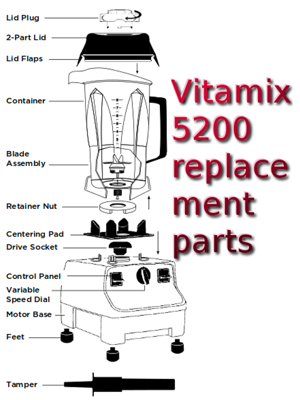 Vitamix 5200 Replacement Parts