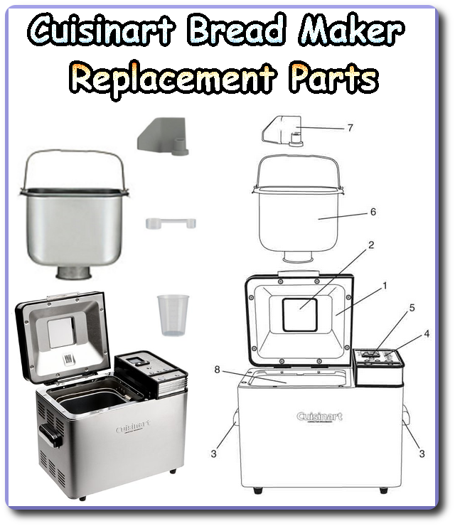 cuisinart bread maker parts