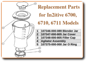 oster in2itive 6700 parts