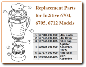 oster in2itive 6704 parts