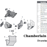 chamberlain pd612ev garage door opener parts