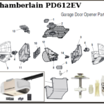 chamberlain replacement parts for chain drive garage door openers