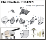 chamberlain replacement parts for chain drive garage door openers