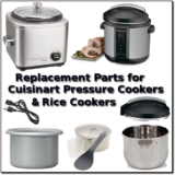 cuisinart pressure cooker and rice cooker parts