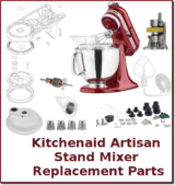 kitchenaid artisan stand mixer replacement parts