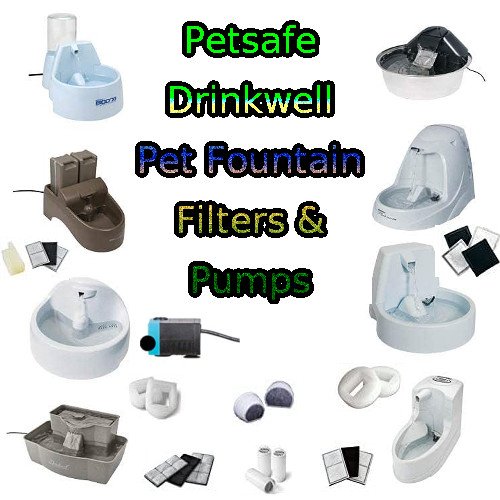Petsafe drinkwell pet fountain replacement pumps and filters