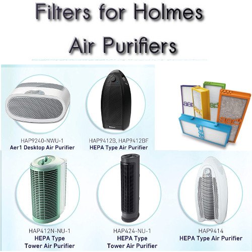 2 Pack Compatible wtih HAPF220 Holmes Carbon Air Cleaner Replacement Pre-Filter 