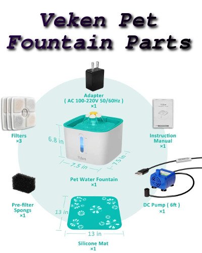 veken pet fountain