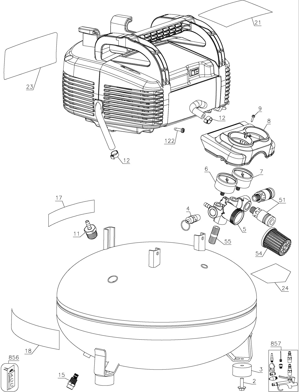 Craftsman CMEC6150 Parts