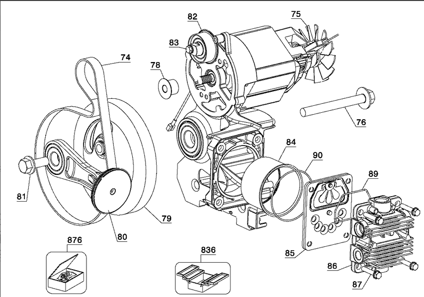 parts for dewalt air compressor d55146