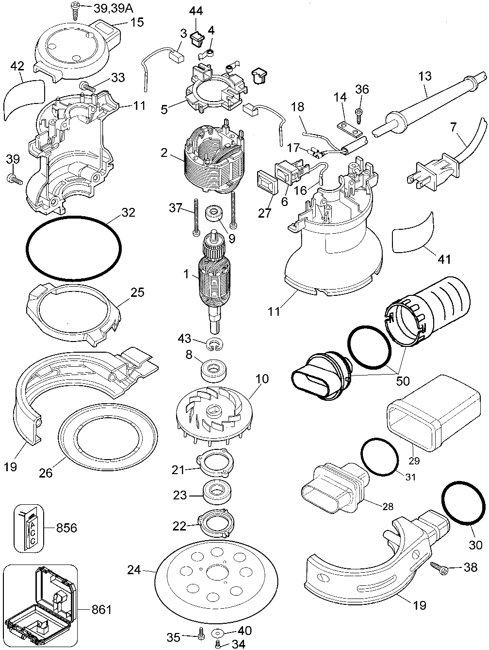 Dewalt replacement parts clearance