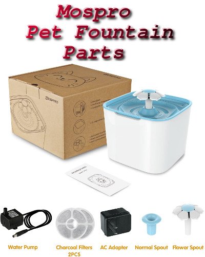 Mospro Pet Fountain Replacement Parts