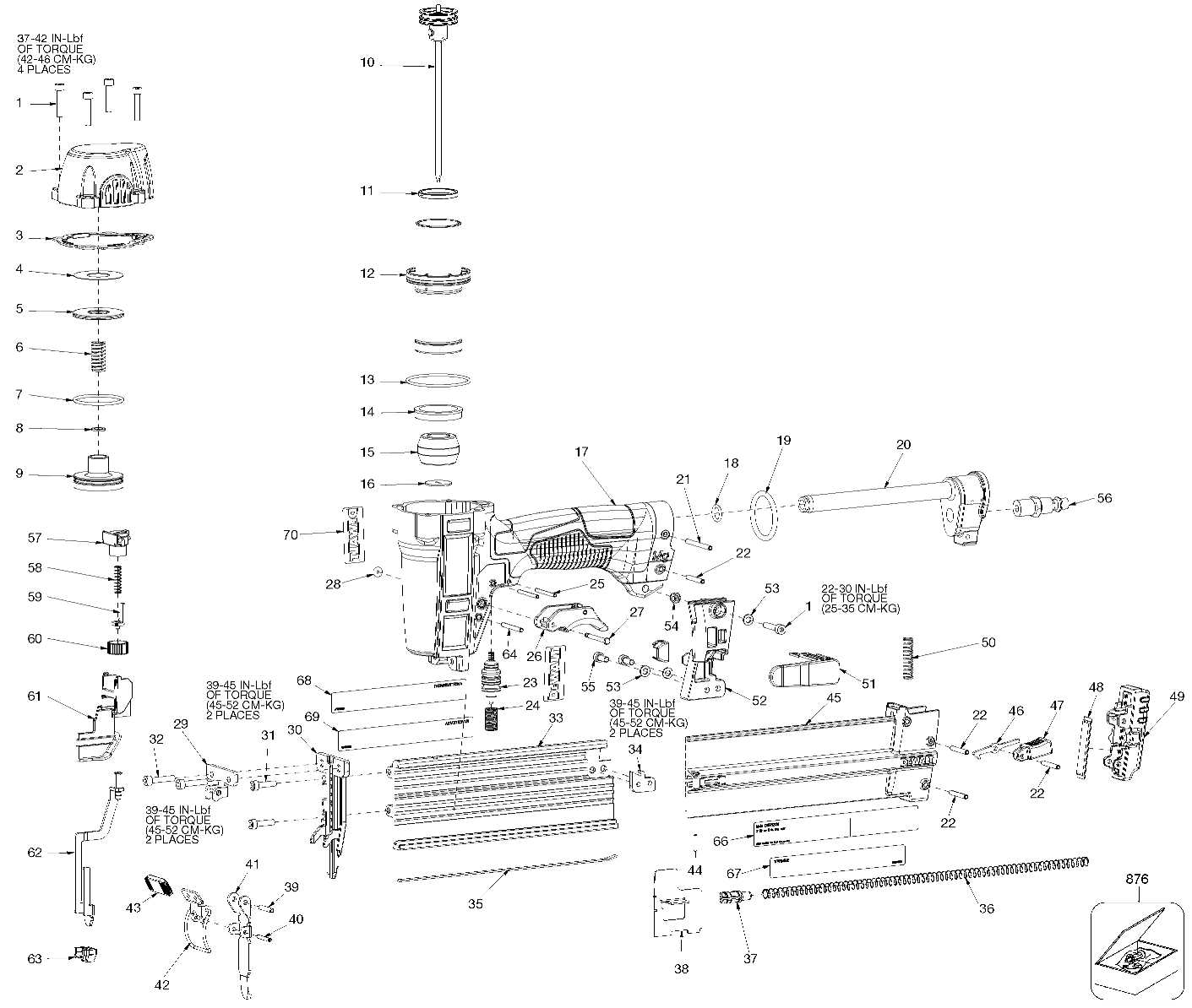 dewalt dwfp12231 parts