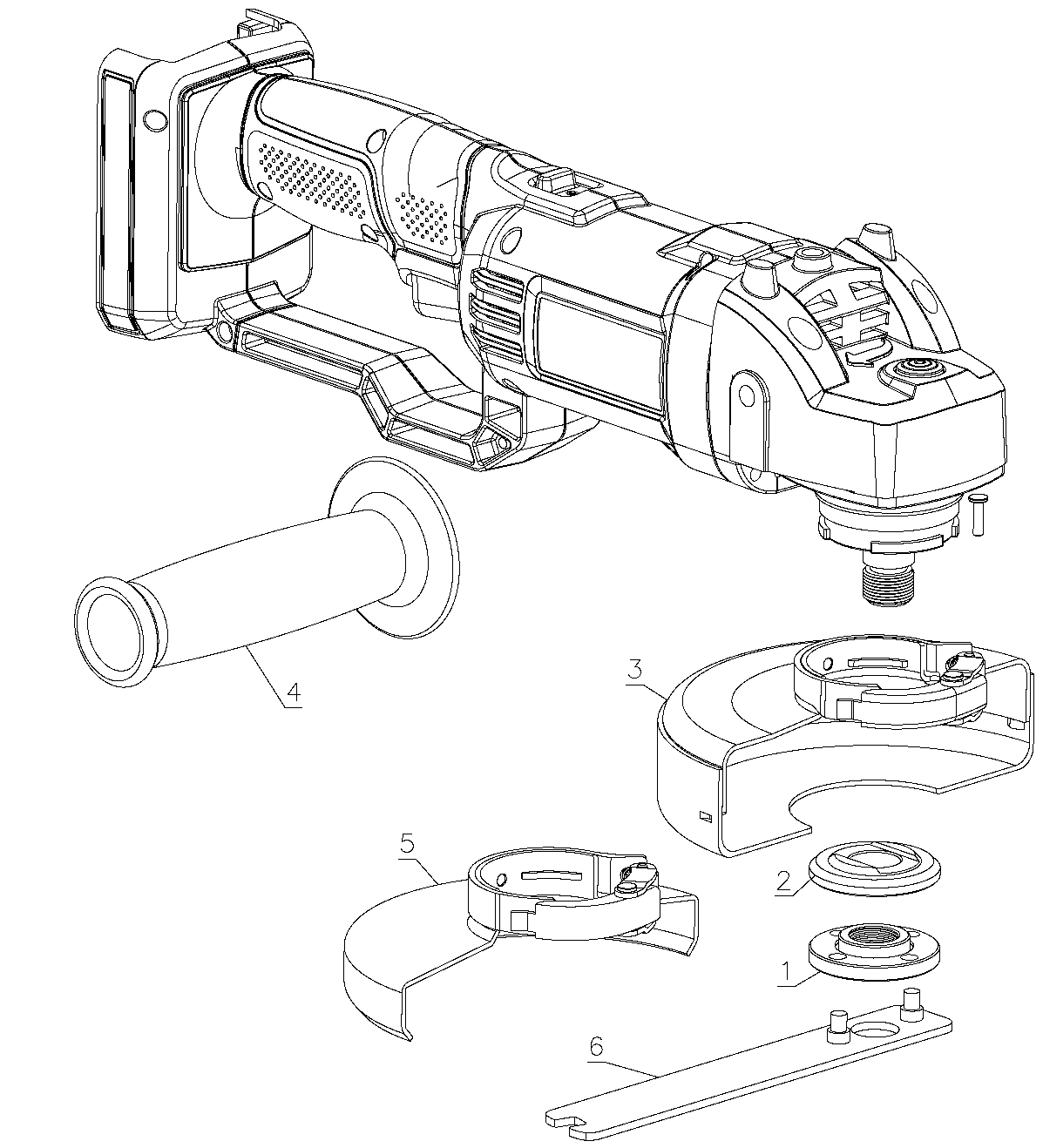 Porter Cable Angle Grinder PCC761B Parts