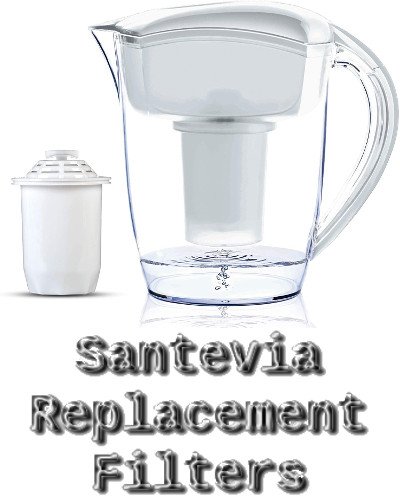 Santevia Alkeline Pitcher and Countertop Purifier Filters