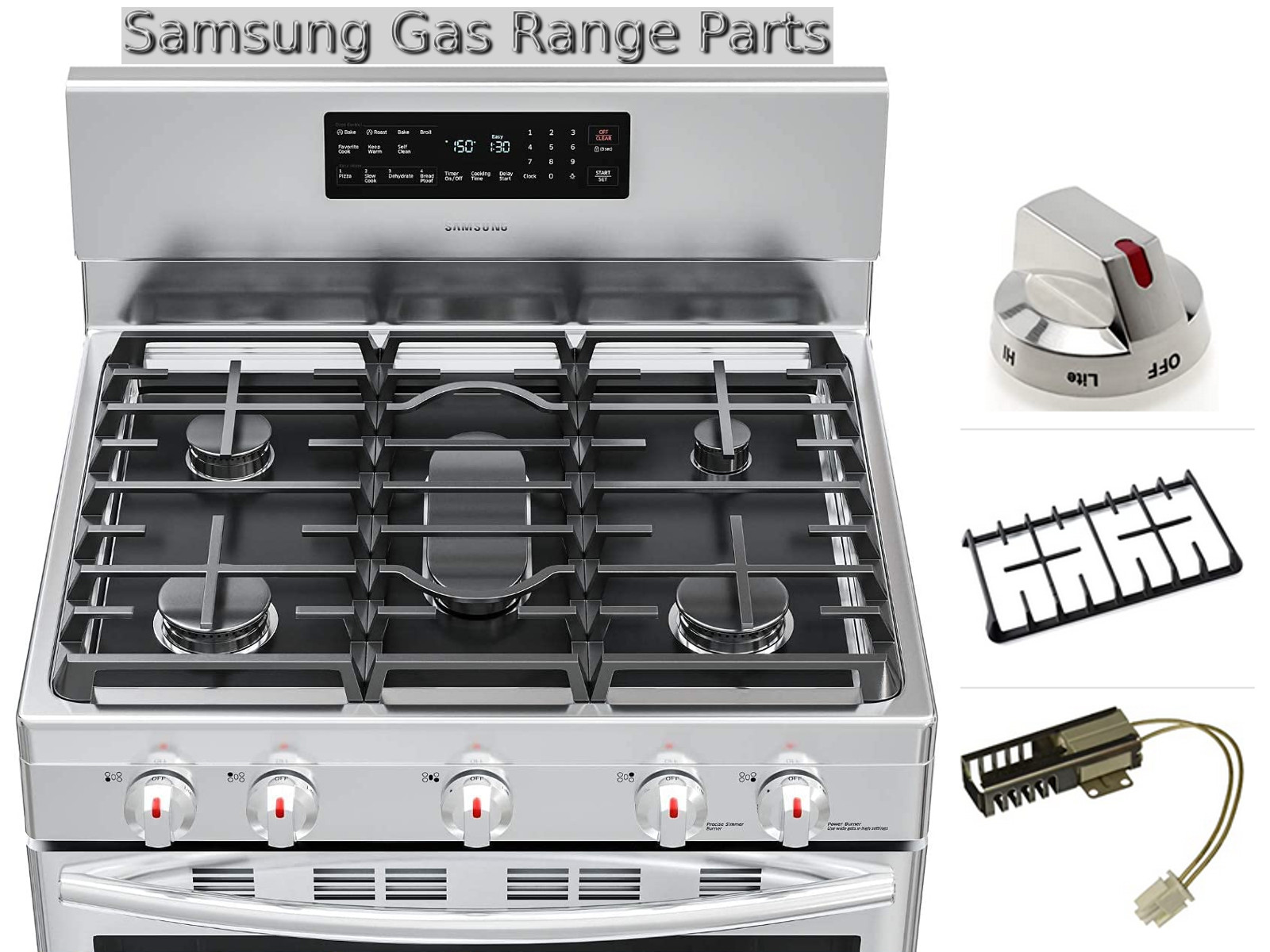 Replacement Parts for Samsung NX58H5650WS Gas Range