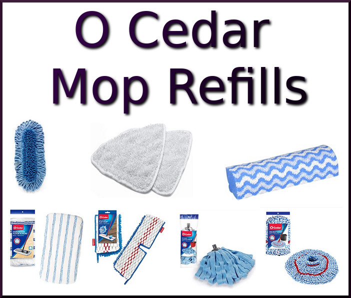 O’Cedar Spin Mop, Flip Mop and Steam Mop Refills