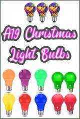 a19 christmas light bulbs