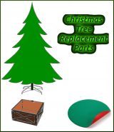 christmas tree replacement parts