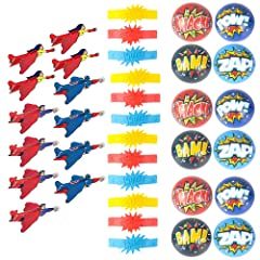 36 Pc Superheroes Party Favor Pack 