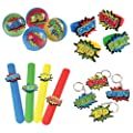 Marvel Avengers Superhero Party Favors Set of 48