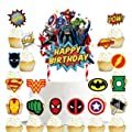17 Superhero Cupcake Toppers