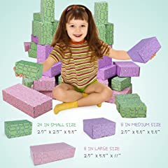 DELUXE JUMBO CARDBOARD BUILDING BLOCKS