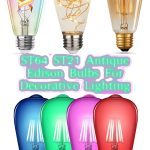 ST64 ST21 edison bulbs