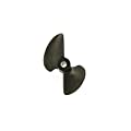 Atomik CNC Alloy 32mm P1.4 Hop Up Propeller for Barbwire 2 RC Boat in Gun Metal 