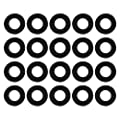 ootones Trumpet Valve Felt Washers Cushion Trumpet Top Cap Felt Pads