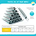SkyBound Universal Replacement Trampoline Springs with Spring Tool