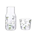 RockTrend Cartoon Clear Glass Bedside Night Water Carafe Set