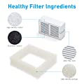 isYoung Replacement Premium Carbon Filters with 8 Carbon Filters 2 Foam Filters 