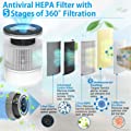 RENPHO True HEPA H13 Replacement Filter for RP-AP089W/RP-AP089B