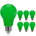 JandCase Green Light Bulb 5W A19