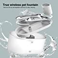 Tomxcute Battery Operated Cat Water Fountain,3.0L/102oz