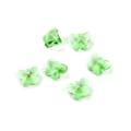 20pcs Butterfly Crystal Pendant August Peridot Green Birthstone Drop Beads