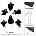 Firegodzr Halloween Decorations Outdoor,Scary Creepy Ghost Silhouette Yard Stakes