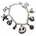 Nightmare Before Christmas 9 Themed Charm Bracelet 