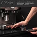 Crema Coffee Products 53.3mm Coffee Distributor/Leveler & Hand Tamper Fits 54mm Breville Portafilters
