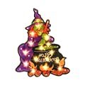 Witch Cooking Cauldron - Happy Halloween – Hanging Ornament 